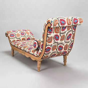 A chaise longue from later half of the 19th century.