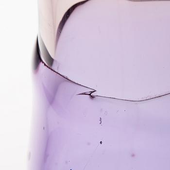 OIVA TOIKKA, glasskulptur "Bambu", signerad Oiva Toikka, Nuutajärvi Notsjö.