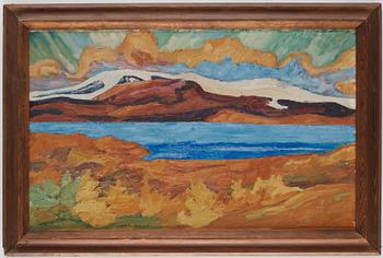 Helmer Osslund, "Torne Träsk om hösten".