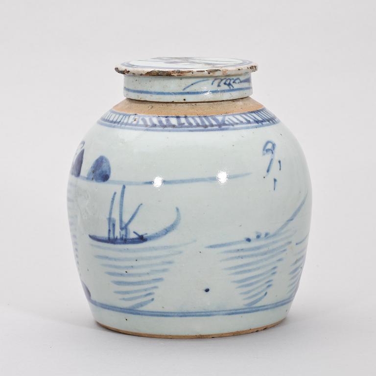 BOJAN MED LOCK, porslin, Kina, 1800-tal.