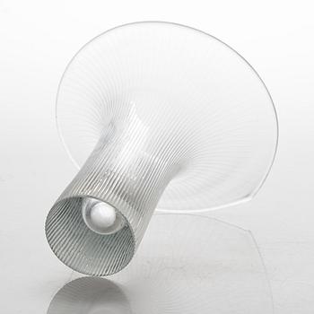 Tapio Wirkkala, A 'Kantarelli' glass vase, signed Tapio Wirkkala Iittala -55.