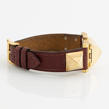 Hermès, Medor, armbandsur, 23 x 32 mm.