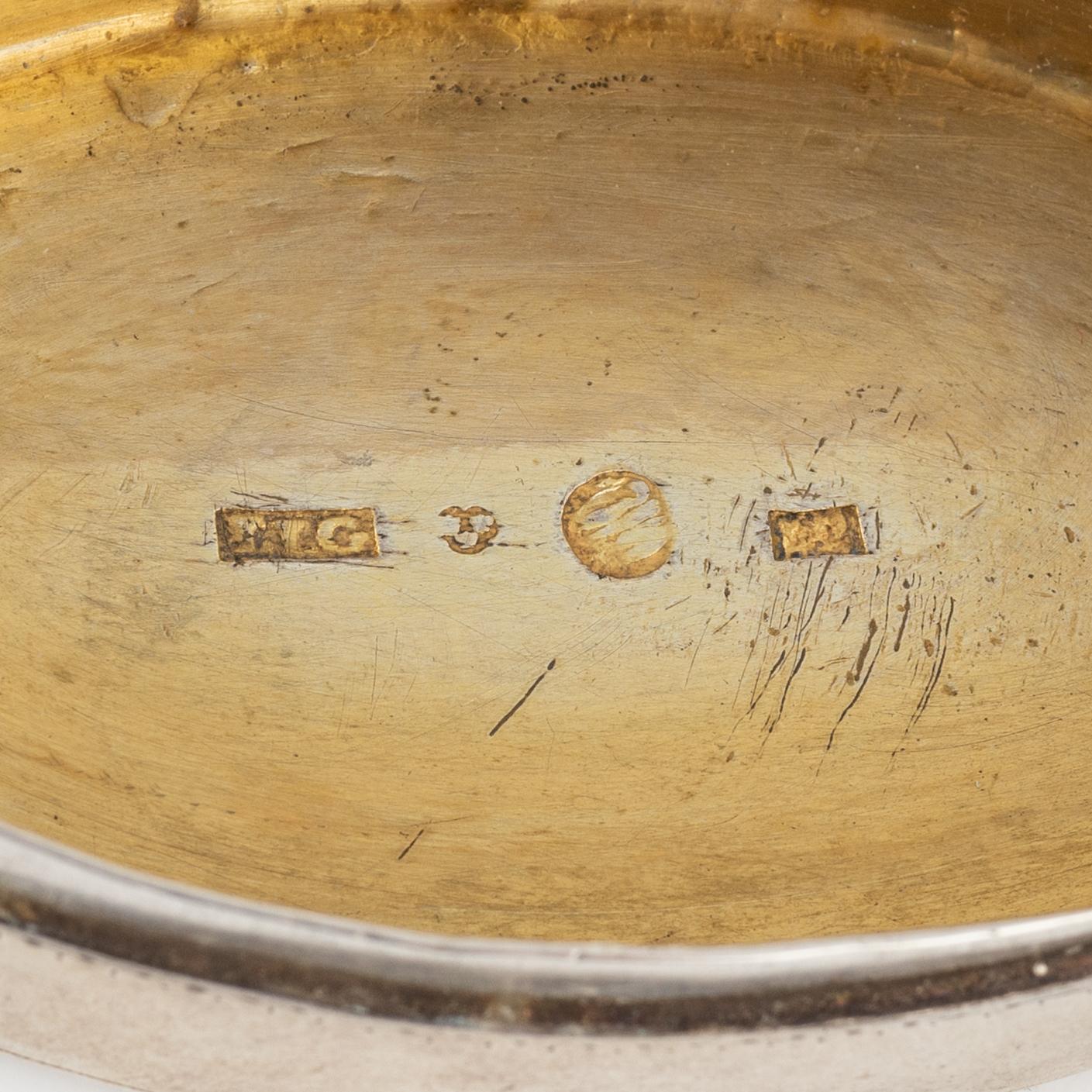 Dosor, 3 st, silver, bl.a. David Walfrid Rahlén, Borås, 1916.