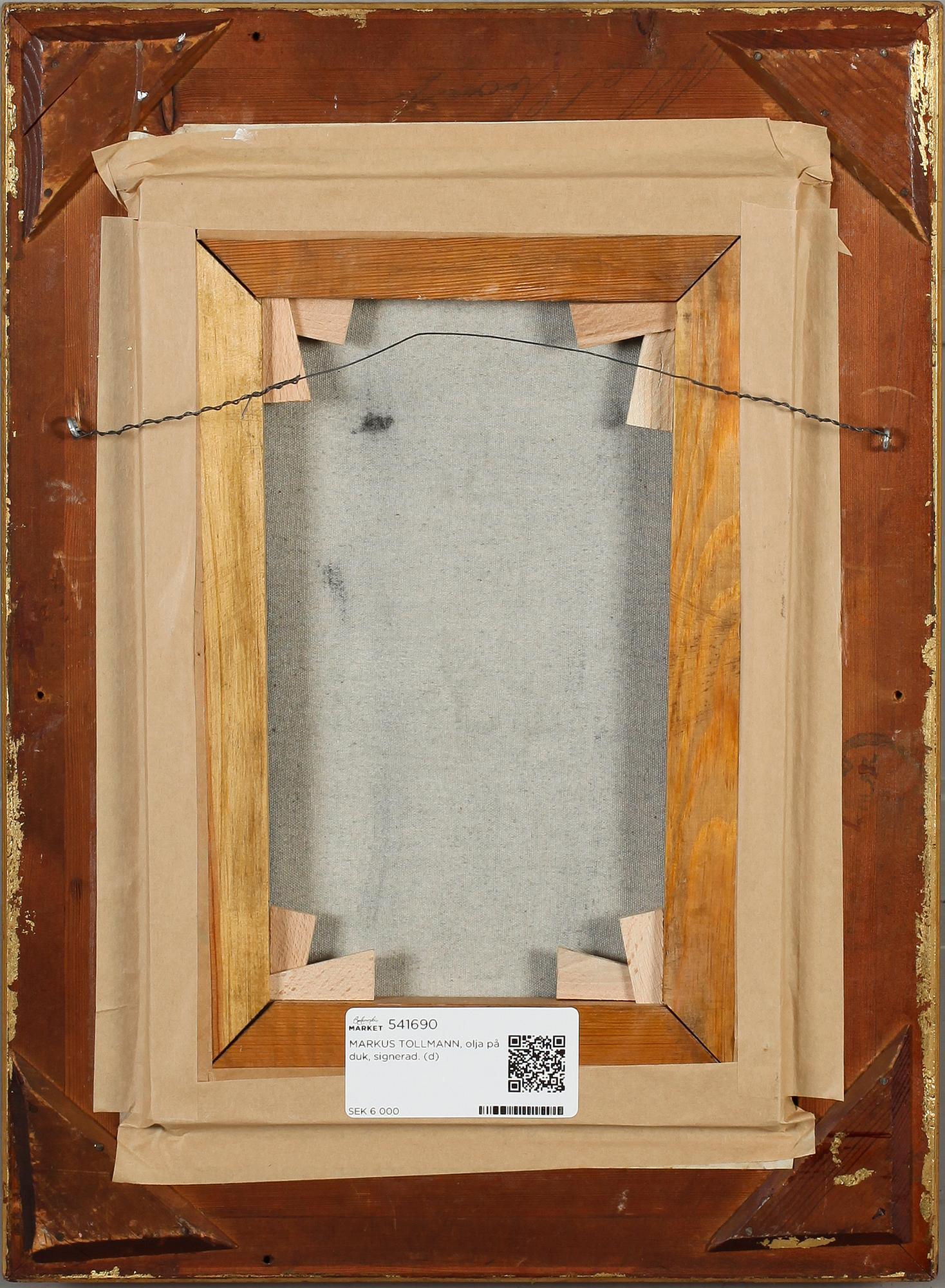MARKUS TOLLMANN, olja på duk, signerad.