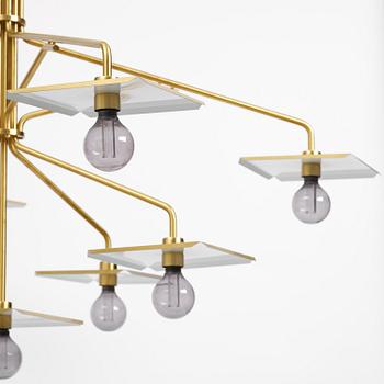 Hans-Agne Jakobsson, an imposing chandelier model C 2504, Hans-Agne Jakobsson AB, Markaryd, 1970s–80s.