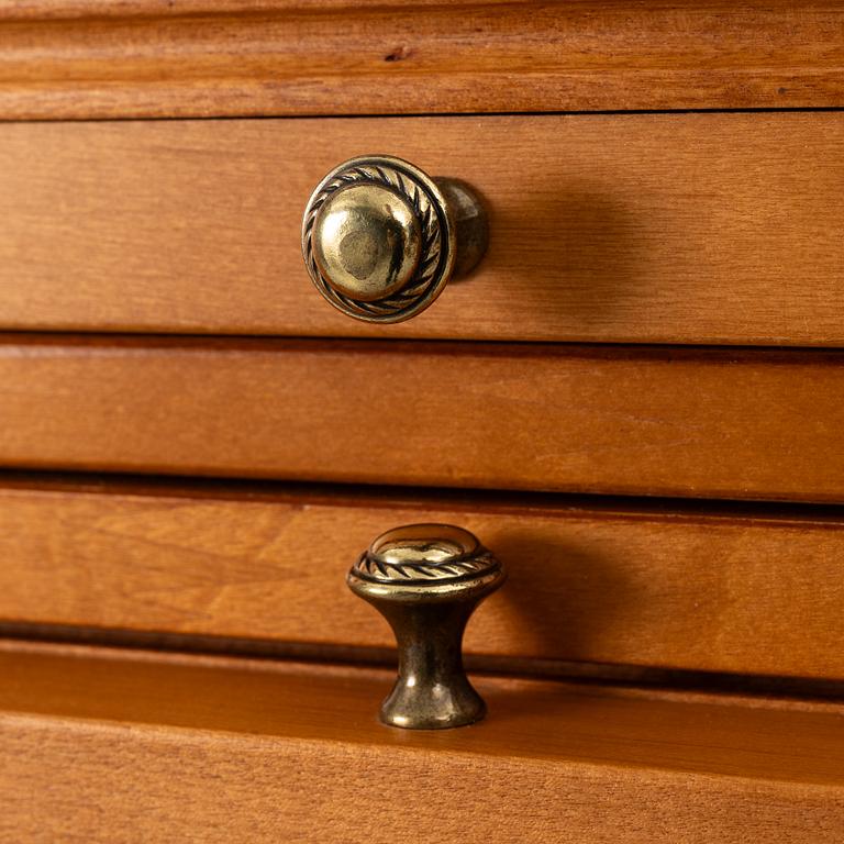 Bookcase with glass doors, 7 modules, Billnäs.