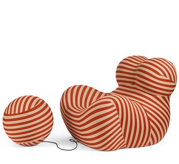 6. Gaetano Pesce, a "La Mamma" armchair with ottoman model UP5 and UP6 from the 2000 series, B&B Italia, Italy.