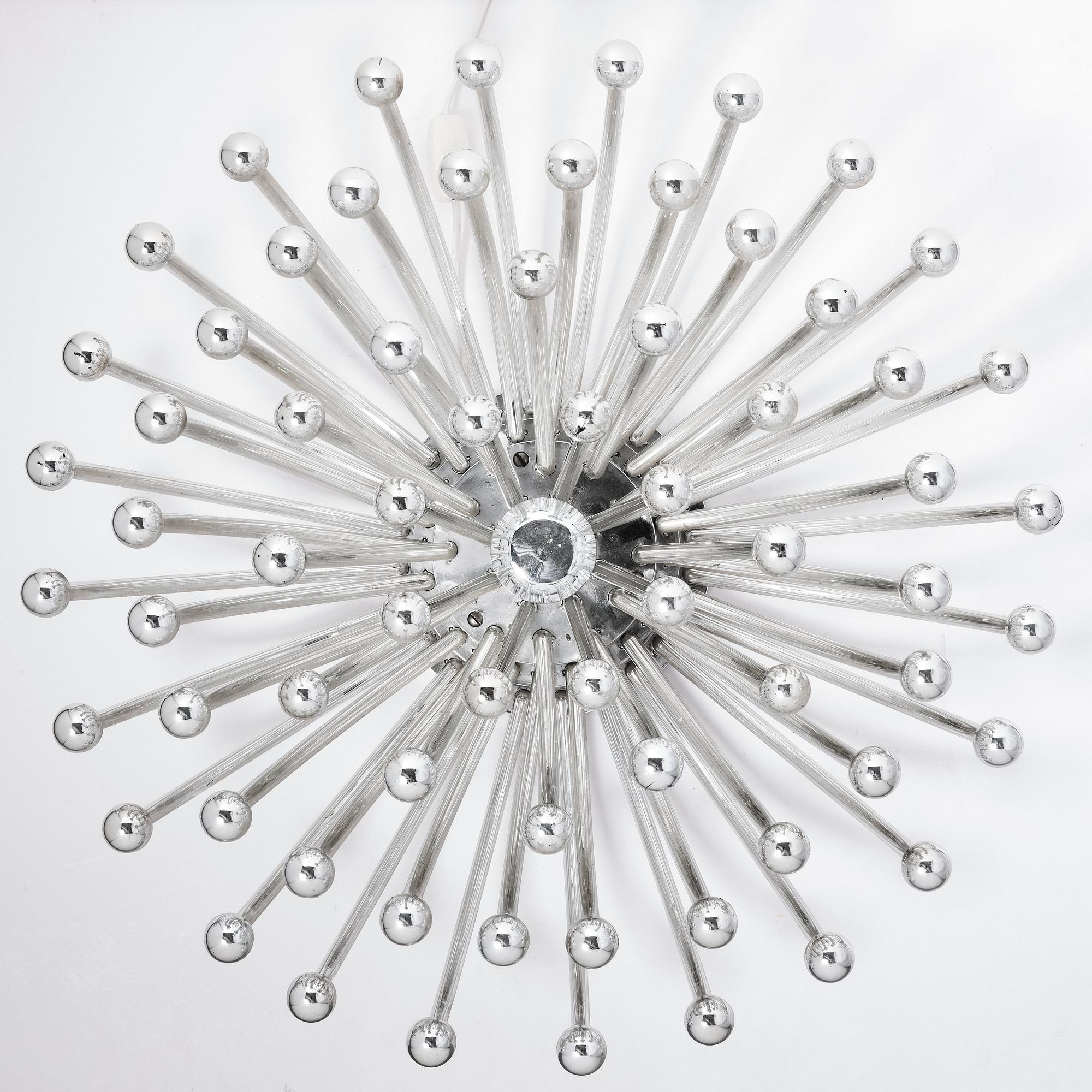Studio Tetrarch, a pair of wall lamps, "Pistillo", Valenti Luce, Italy, post 1969.