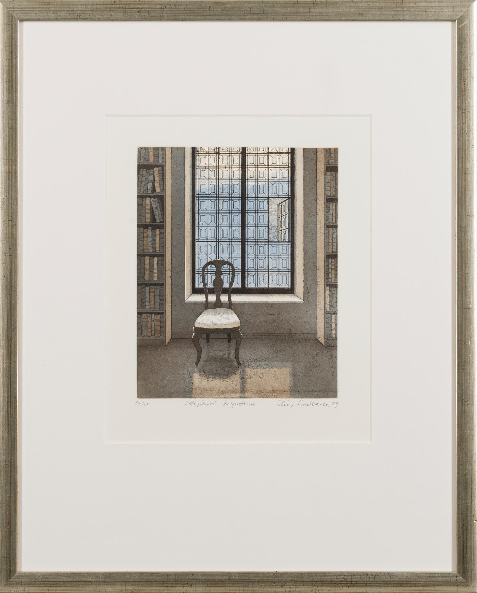 colour etching and aquatint, signed and dated -09, numbered 52/80.