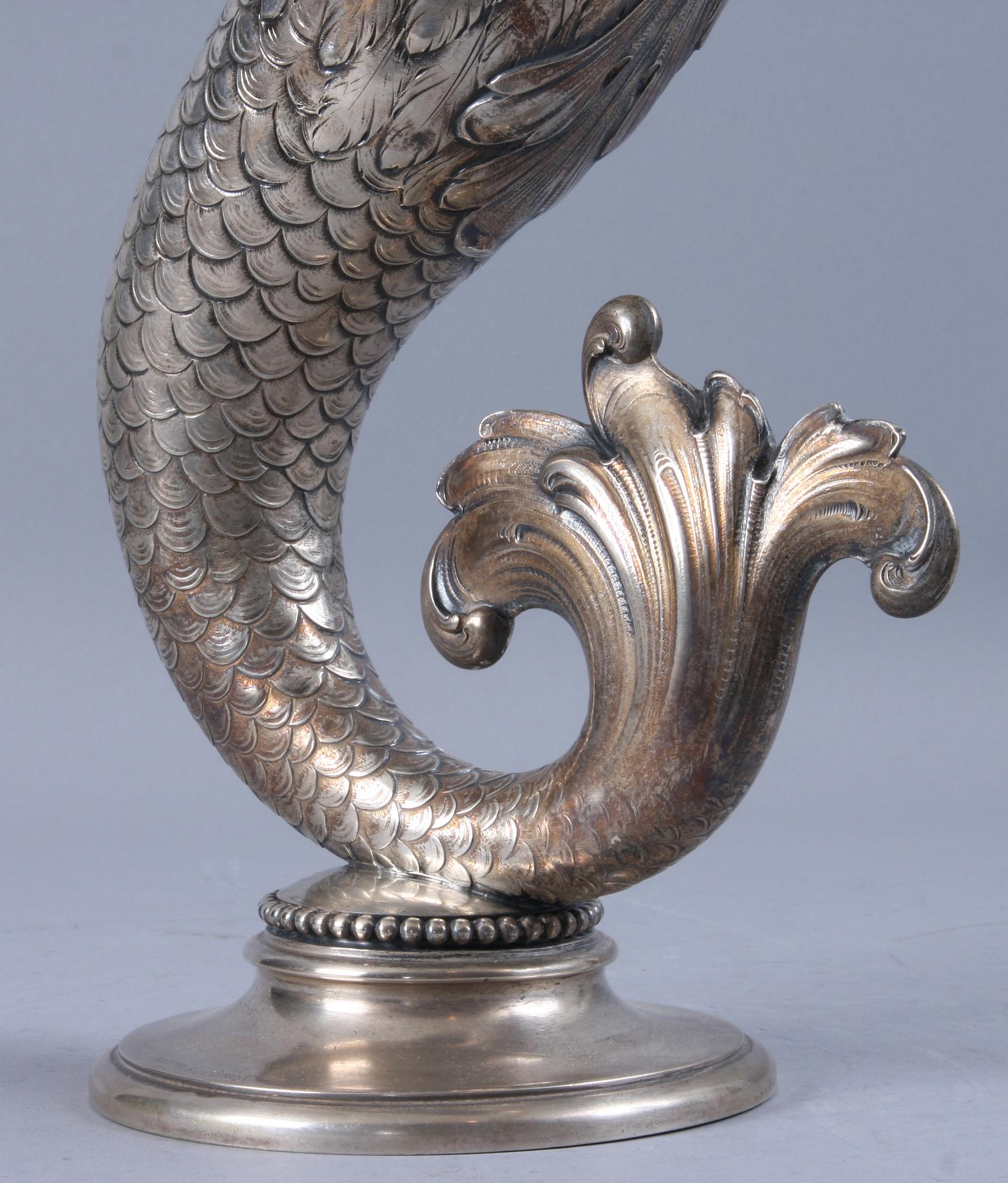 DRYCKESKÄRL, silver, H.Meyen & Co, Tyskland. 1900-talets första hälft. 1240 gram.