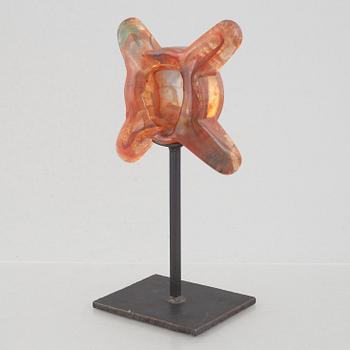 Kjell Engman, a glass sculpture, Kosta Boda, dated 1995.