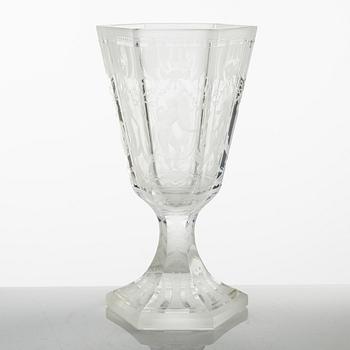 Simon Gate, pokalglas, "Sex Gracer", Orrefors.