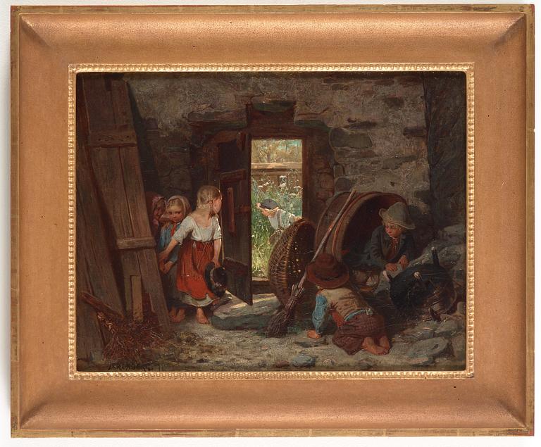 Julius Kronberg, Hide and Seek.