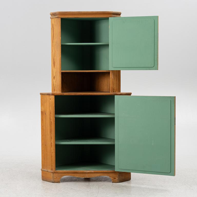 Göran Malmvall, a corner cabinet model "809" from the "Svensk Fur" series, Karl Andersson & Söner, Huskvarna, 1950s.