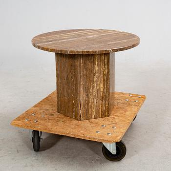 Gamfratesi, a travertine table "Epic" for Gub contemporary.