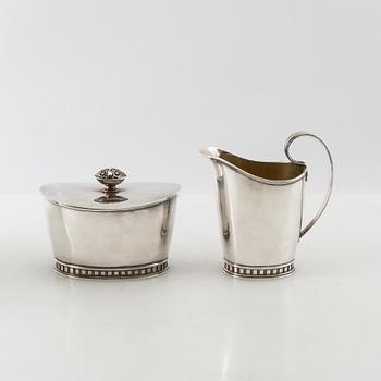 Sven-Arne Gillgren, kaffeservis, 3 delar, silver, GAB, Stockholm, 1960.