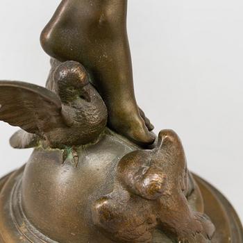 JULES FÉLIX COUTAN, sculpture, bronze, signed "J Coutan Rome" foundry stamp E.COLIN & CIE.PARIS.