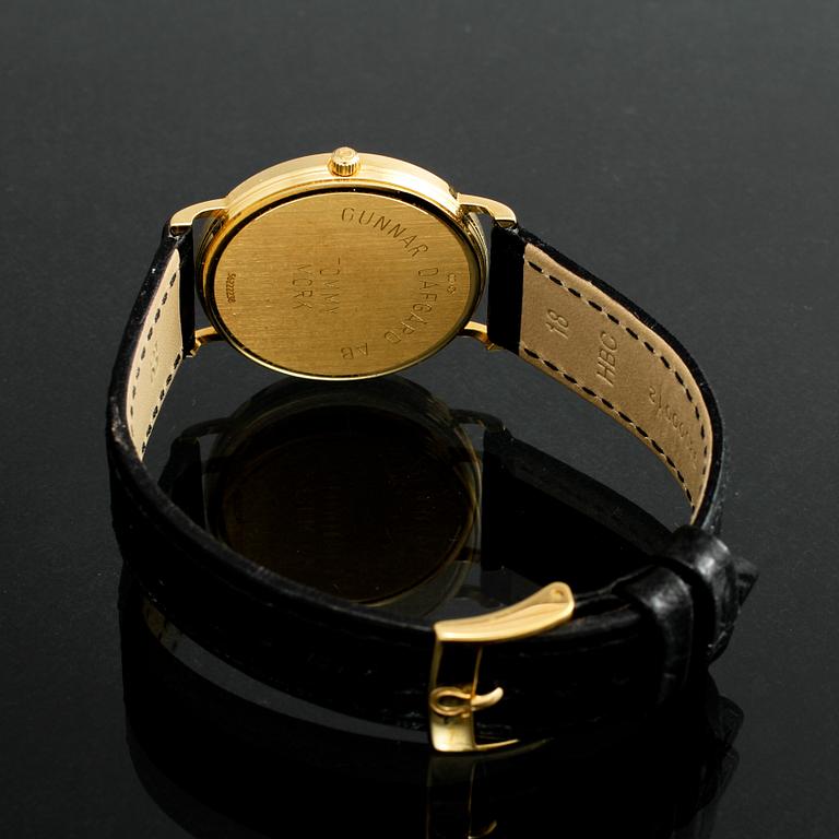 ARMBANDSUR, 18 k guld, herr, Omega, 1900-talets andra hälft.