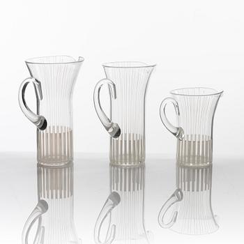 Bengt Orup, servisdelar, 5 st, "Strikt", Johansfors, 1950-tal.