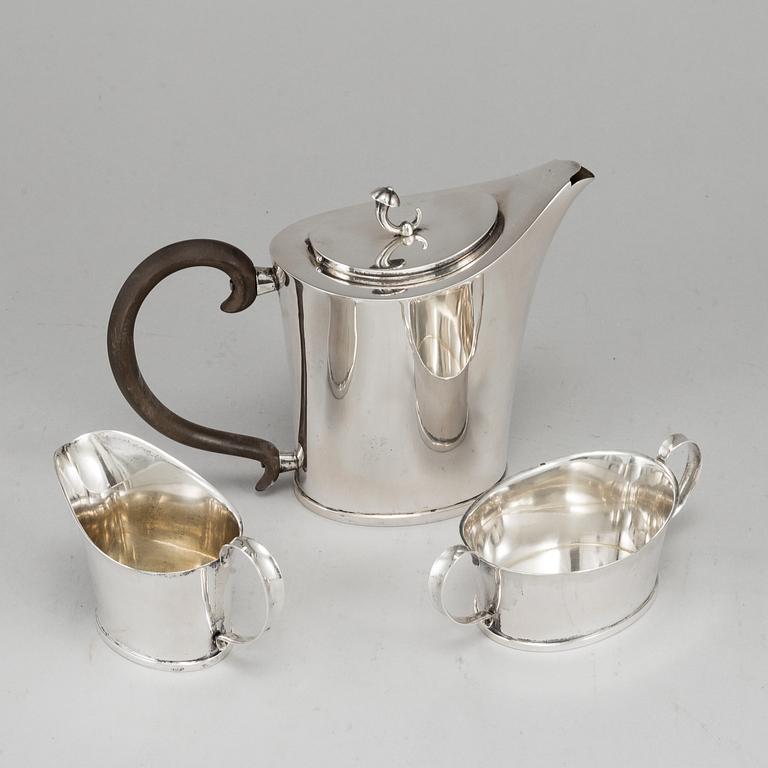 ELIS BERGH, A silver coffee service from CG Hallberg, Stockholm, 1934-7.