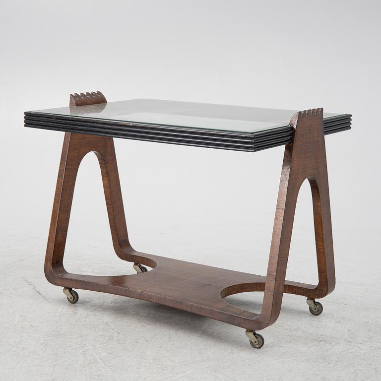 Italian designer, a serving trolley, mid-20th century.