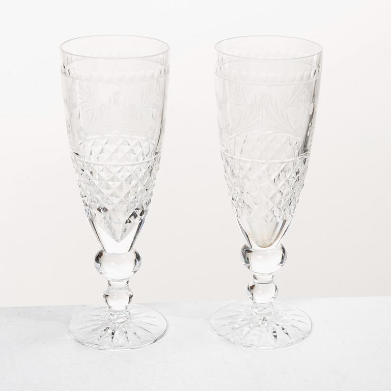 Champagneglas, 7 st, "Elvira Madigan", Kosta.