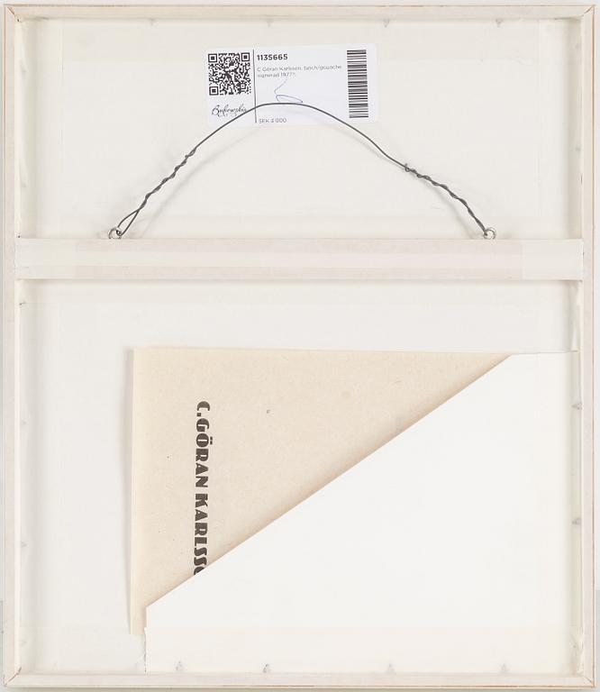 C GÖRAN KARLSSON, ink/gouche, signed and dated -77.