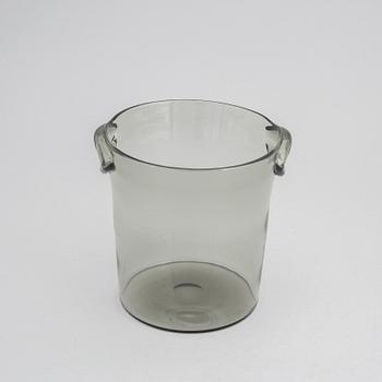 Nils Landberg, a glass champagne/wine cooler, Orrefors, 1950s.