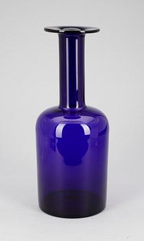 VAS / FLASKA, glas, Holmegaard, Danmark, 1970-tal.