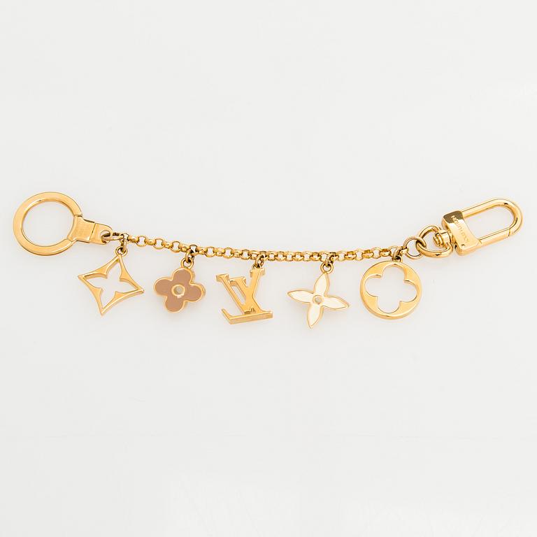 Louis Vuitton, A 'Fleur de Monogram' Bag Charm Chain.