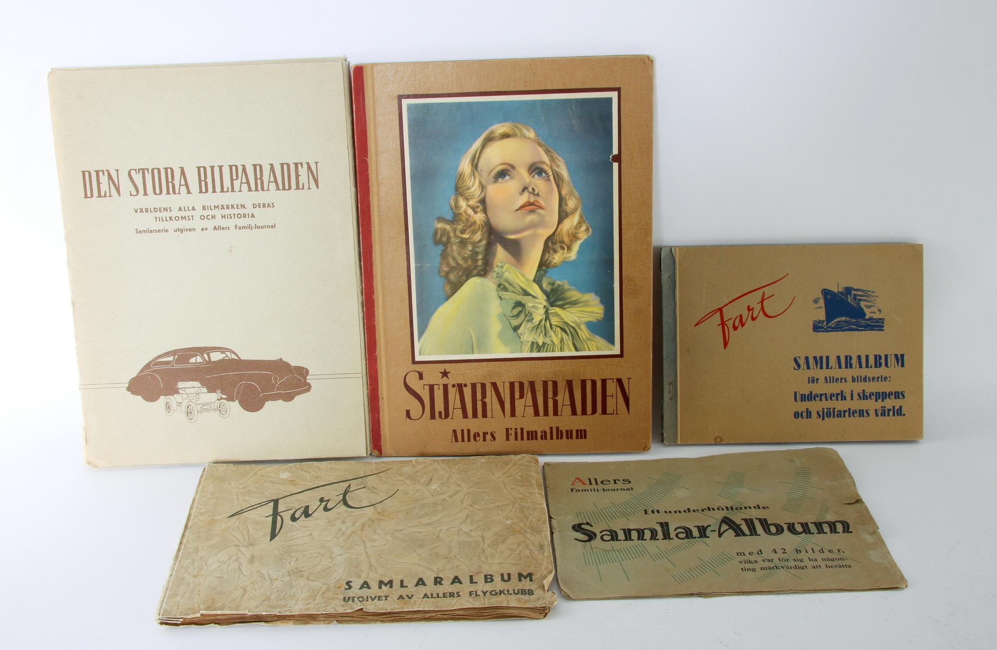 ALBUM, 5 st, Allers, 1930-40-tal.