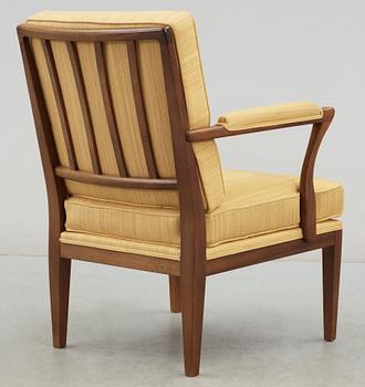 KARMSTOL, modell 868, Josef Frank för Firma Svenskt Tenn. 1900-talets andra hälft.