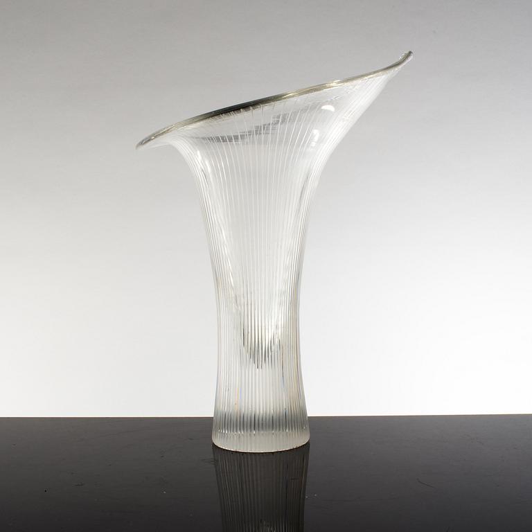 TAPIO WIRKKALA, vas i glas, "Kantarelli", Iittala 1950-tal.