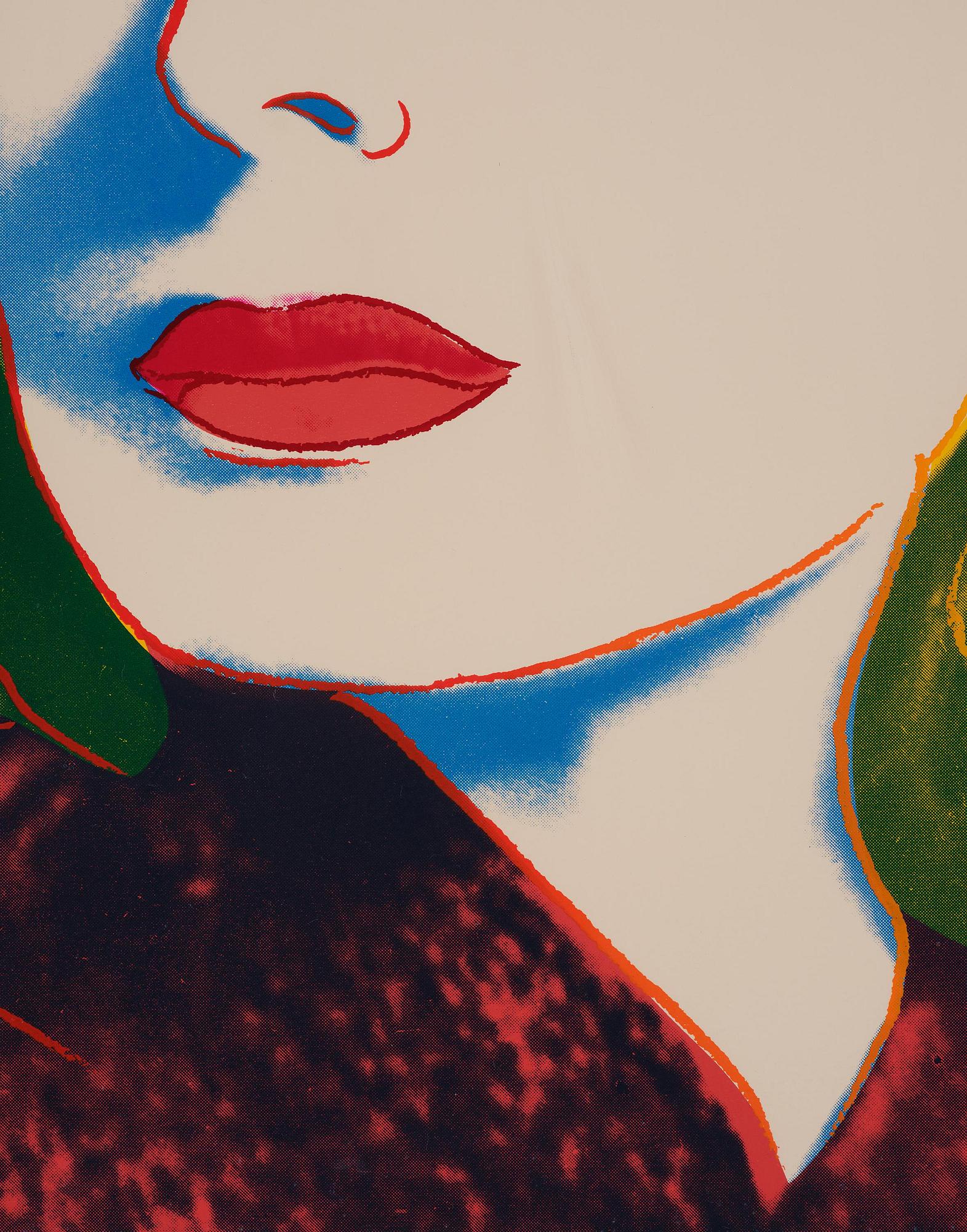 Andy Warhol, "With Hat", from: "Ingrid Bergman".