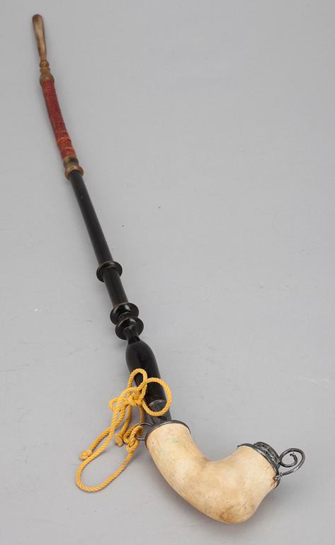 PIPA, silverbeslag, otydliga finska stämplar 1835.