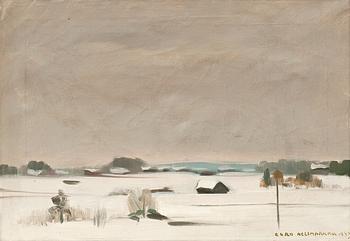 326. Eero Nelimarkka, WINTER SCENE.