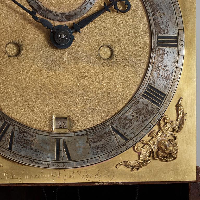 An English Charles II 17th century longcase clock by Eduardus East (1602-1696), London.