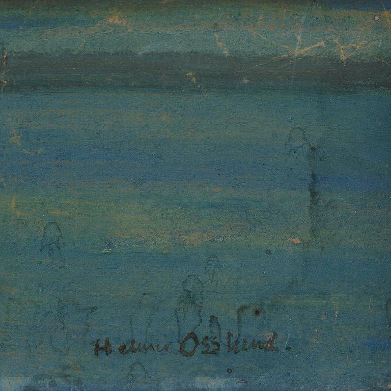 Helmer Osslund, River landscape.