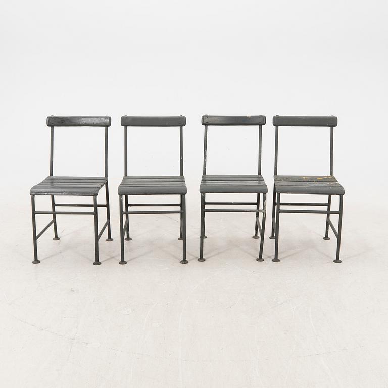 Gunnar Asplund, garden furniture 9 pcs Iwan B. Giertz Motala 1930s.