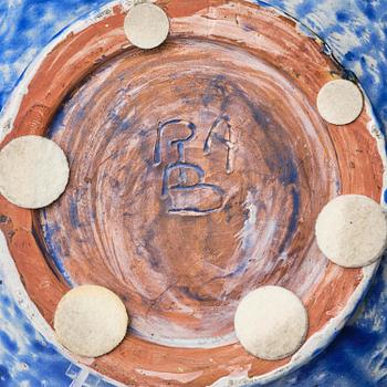 Riborg Böving, a faience bowl, Arvika, Sweden, early 20th century.