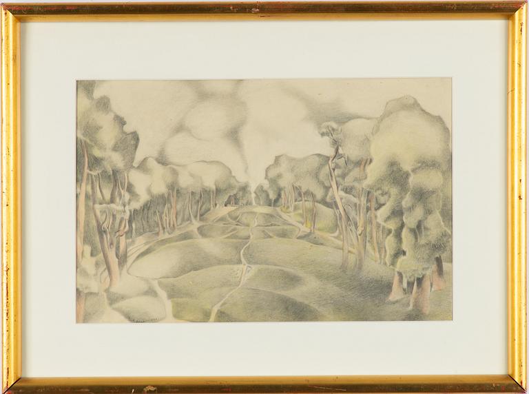 Erik Olson, Böljande landskap.