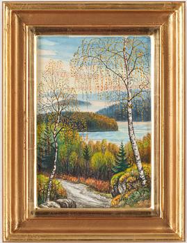 Per Julius · PER JULIUS, akvarell, signerad.