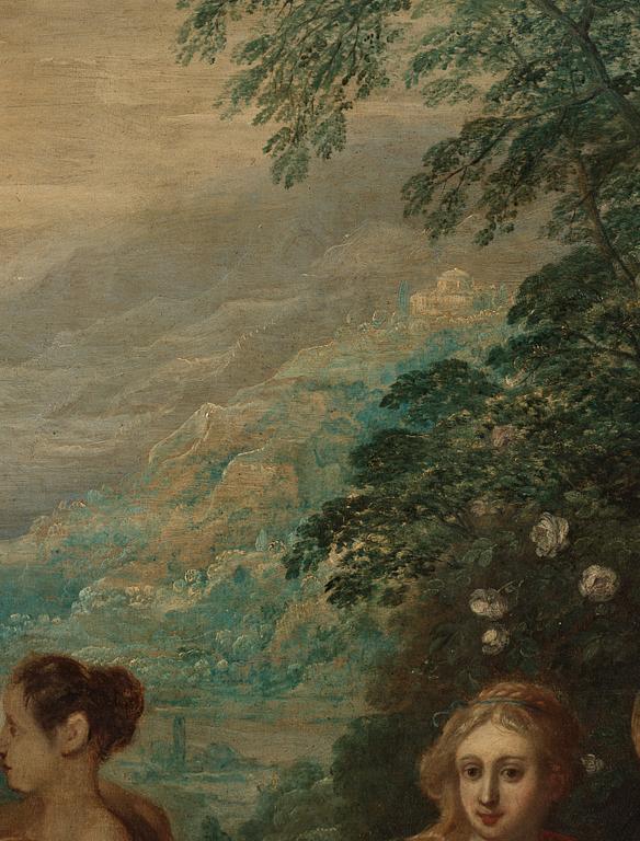Hendrick van Balen och Jan Brueghel den äldre, tillskriven. Minerva besöker de nio muserna.