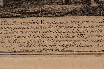 Giovanni Battista Piranesi, Efter, "Veduta del Pantheon d'Agrippa".