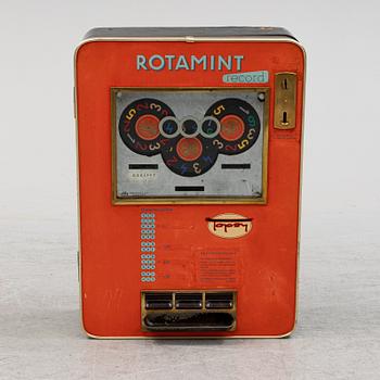 a mid 20th century Rotamint Record gambling machine.