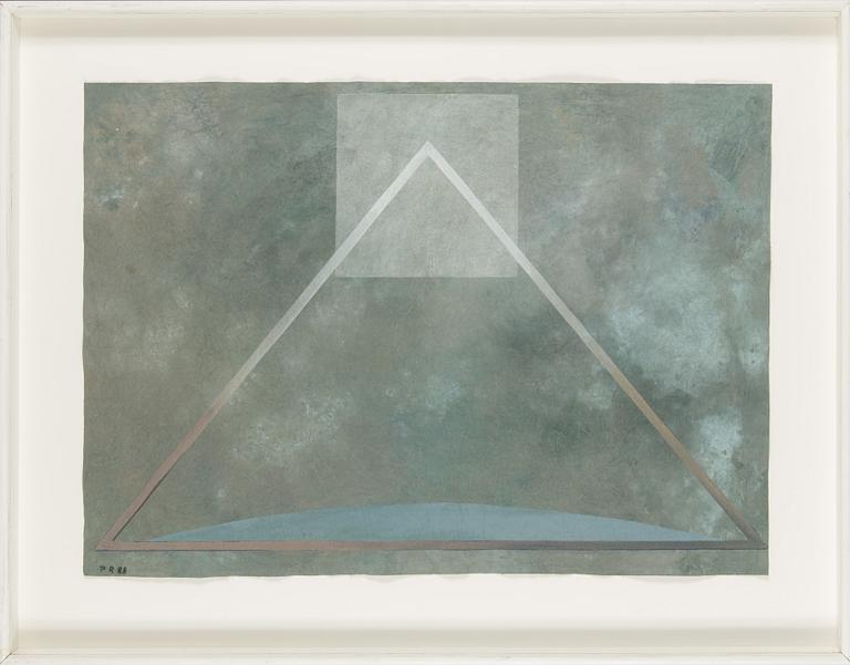 Pekka Ryynänen, watercolour / gouache, signed and dated -88.