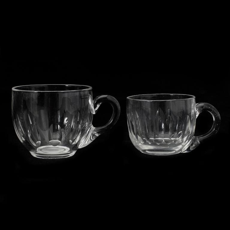 GLASSERVIS, 69 delar, 1900-talets första hälft.
