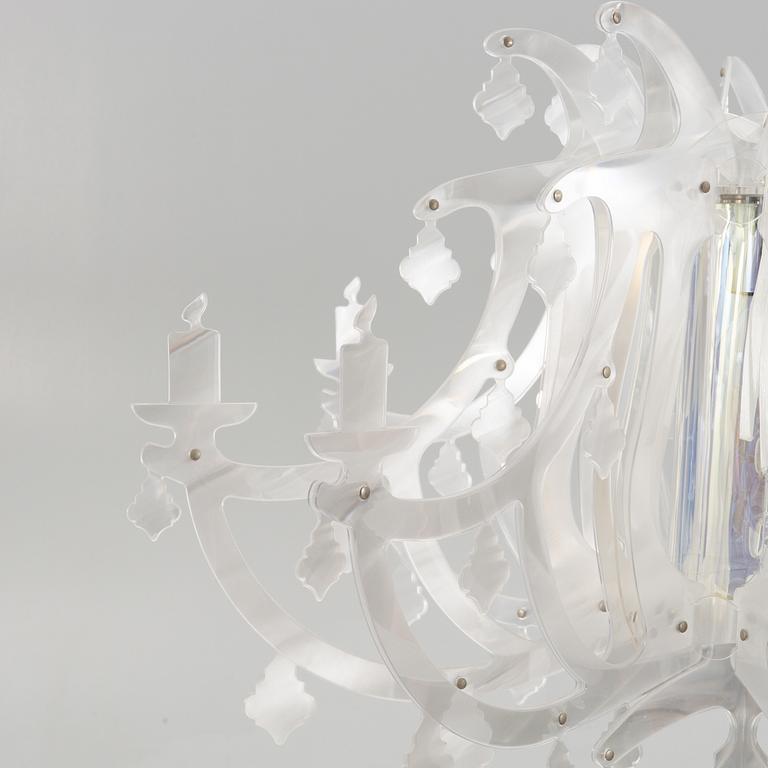 Nigel Coates, a ceiling lamp, "Ginetta Prisma", Slamp, contemporary.