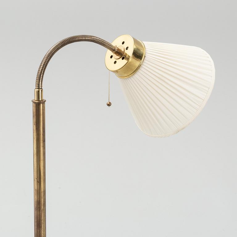 Josef Frank, a model '1838' brass floor lamp, Firma Svenskt Tenn.