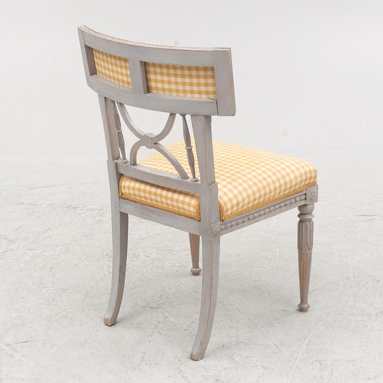 A late Gustavian chair by Erik Öhrmark (master in Stockholm 1777-1813).